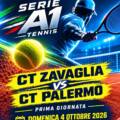 Serie A1: Al via il campionato! Il CT Zavaglia sfida il CT Palermo nella prima giornata