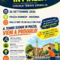 Tennis in Piazza: il CT Zavaglia porta il grande tennis nel cuore di Ravenna!